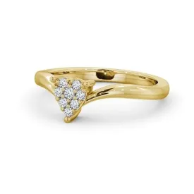 0.20CT Round Cut Cluster Lab-Grown Diamond Ring
