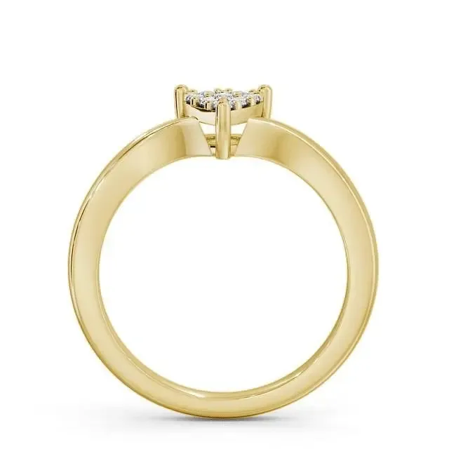 0.20CT Round Cut Cluster Lab-Grown Diamond Ring