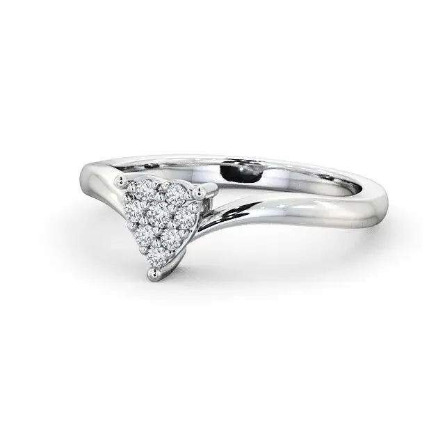 0.20CT Round Cut Cluster Lab-Grown Diamond Ring