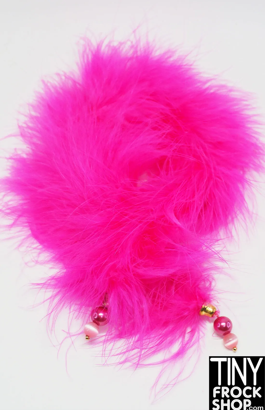 12" Fashion Doll Marabou Beaded End Boas by Pam Maness - More Colors