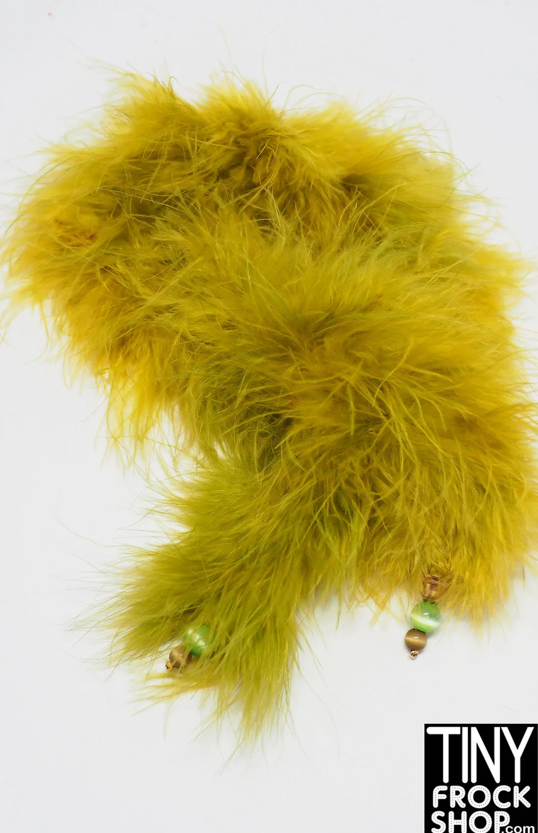 12" Fashion Doll Marabou Beaded End Boas by Pam Maness - More Colors