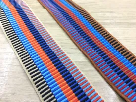 2 inch (50mm) Wide Colorful Striped Jacquard Soft Elastic Bands,Waistband Elastic,Sewing Elastic