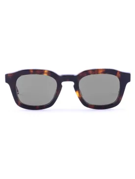 412A-215 Honey Tortoise Rectangular Sunglasses