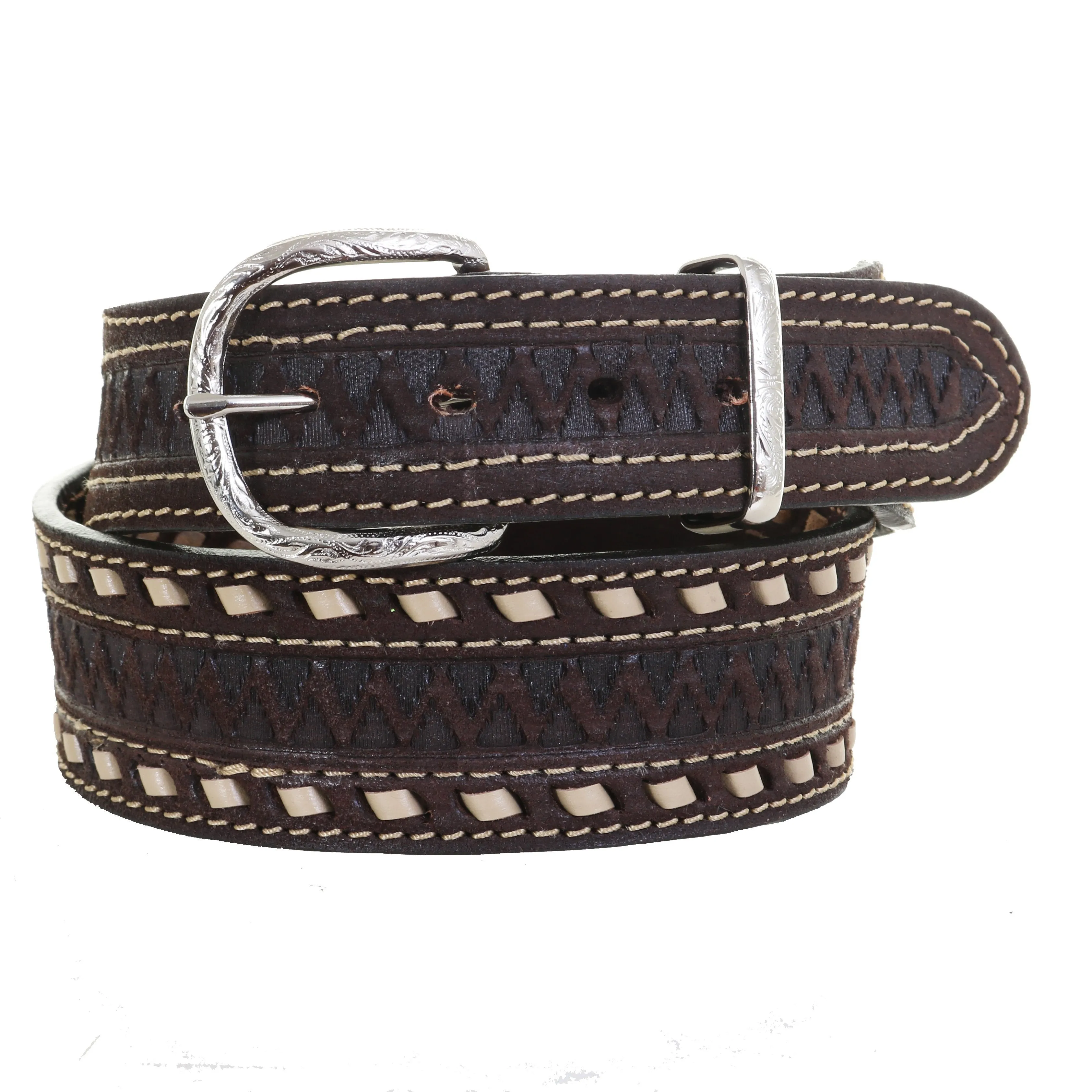 B1020 - Brown Rough Out Belt