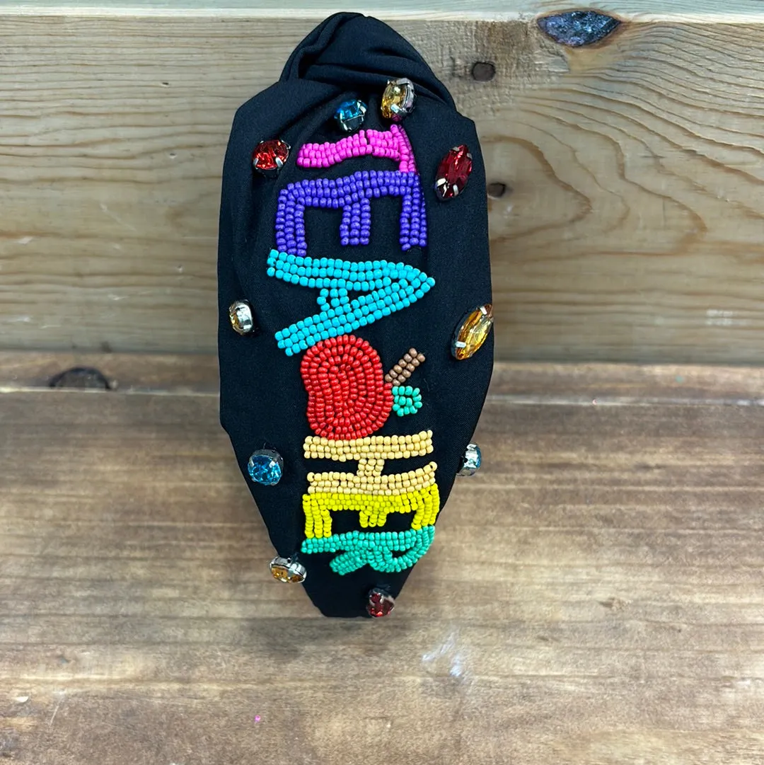 Beaded Designer Teacher Headbands