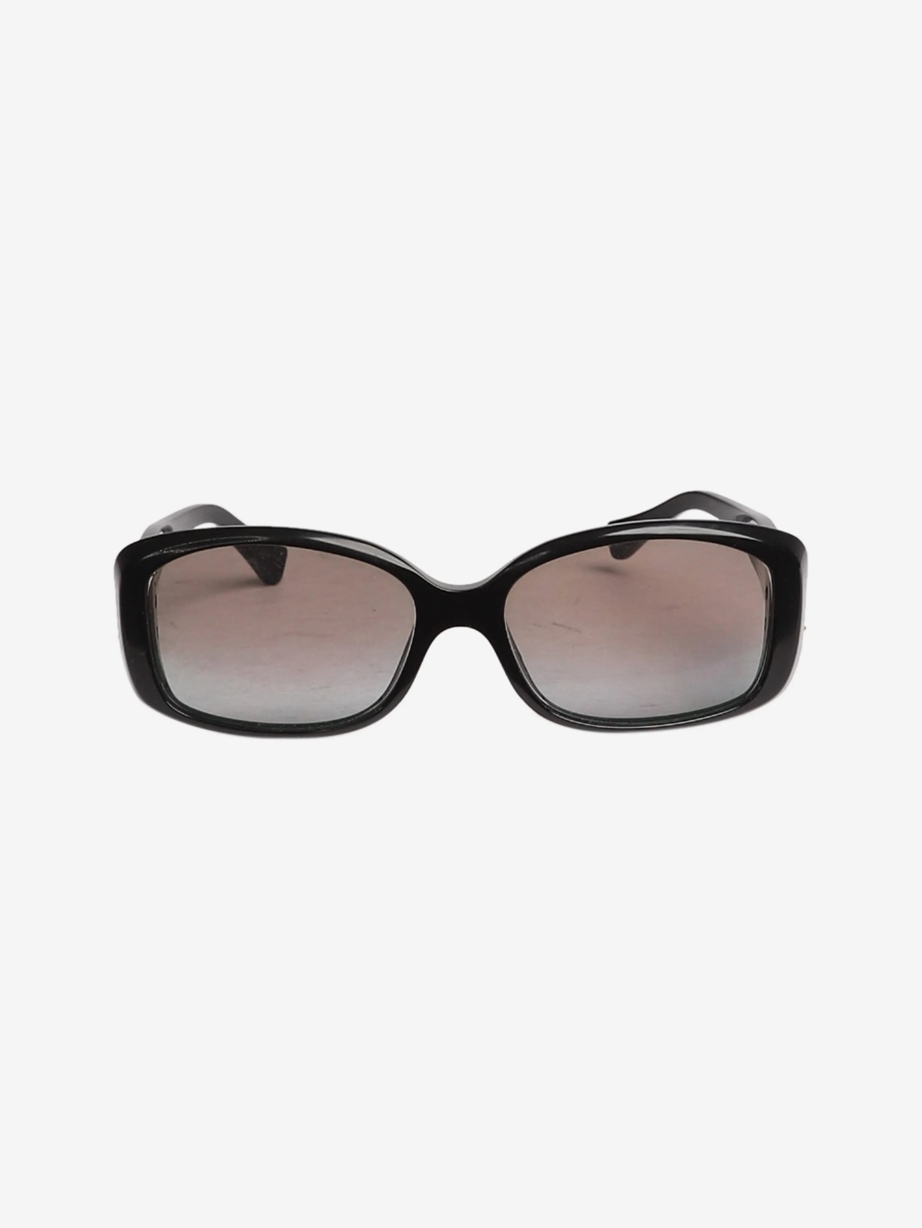 Black rectangular sunglasses - size