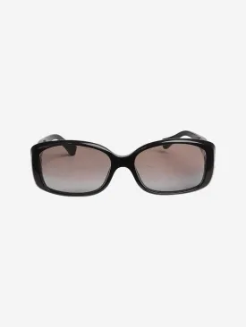 Black rectangular sunglasses - size
