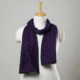 Blue - Bandhani Tie-Dye Cotton Stole 01