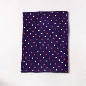 Blue - Kutch Bandhani Tie-Dye Cotton Precut Fabric (0.85 meter) 70
