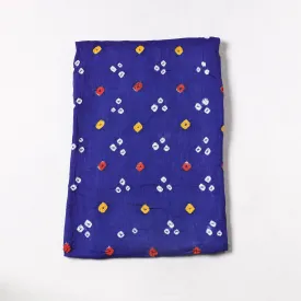Blue - Kutch Bandhani Tie-Dye Mul Cotton Precut Fabric 27