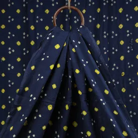 Blue -  Kutch Tie-Dye Mul Cotton Bandhani Fabric 02