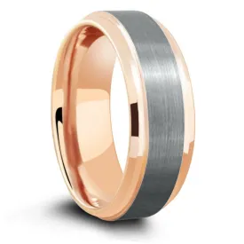 Brushed Silver Rose - Beveled
