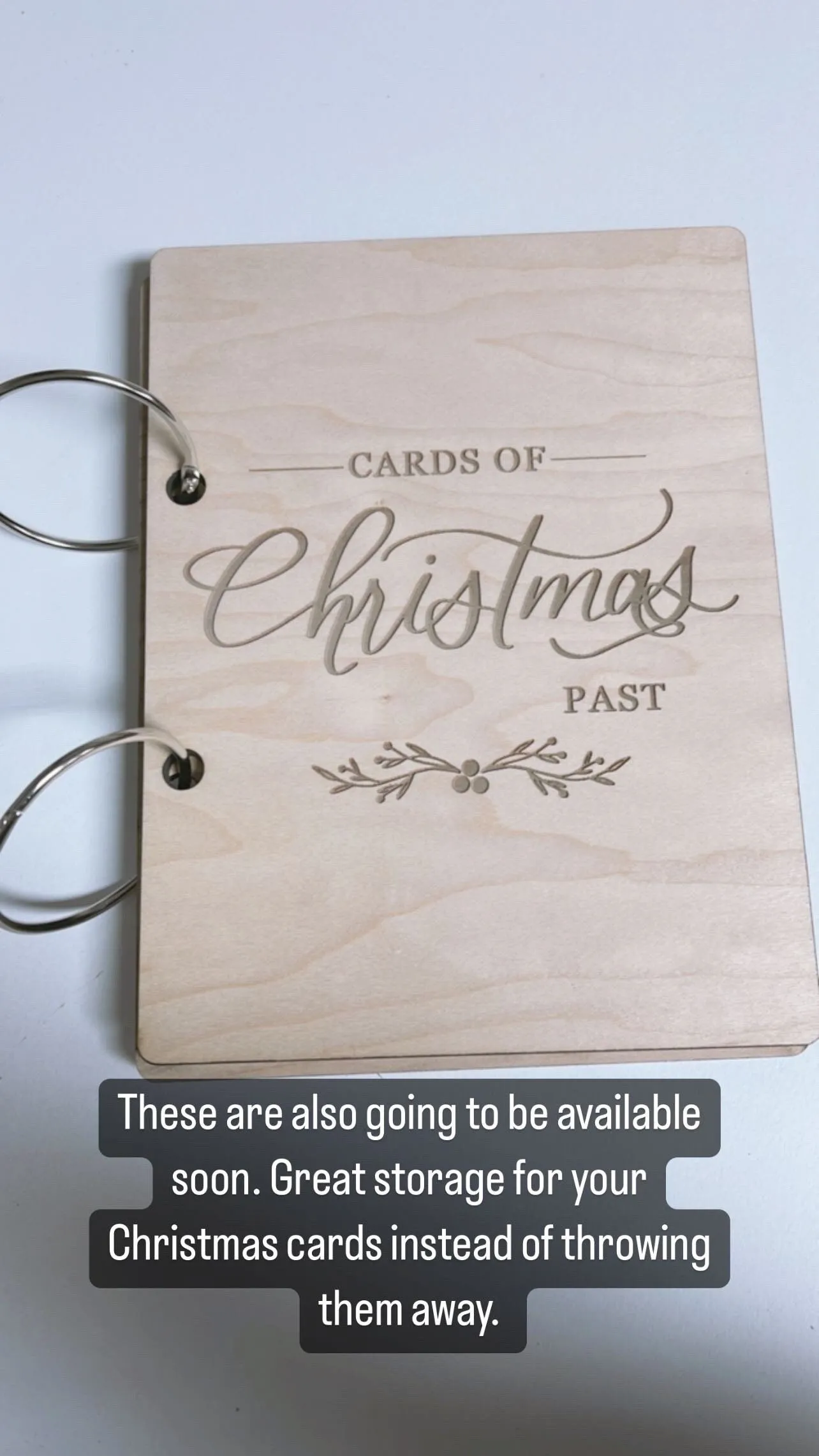 Christmas Card Holder | Christmas Card Keeper | Christmas Keepsake | Christmas Card Storage | Christmas Memories | Cards of Christmas