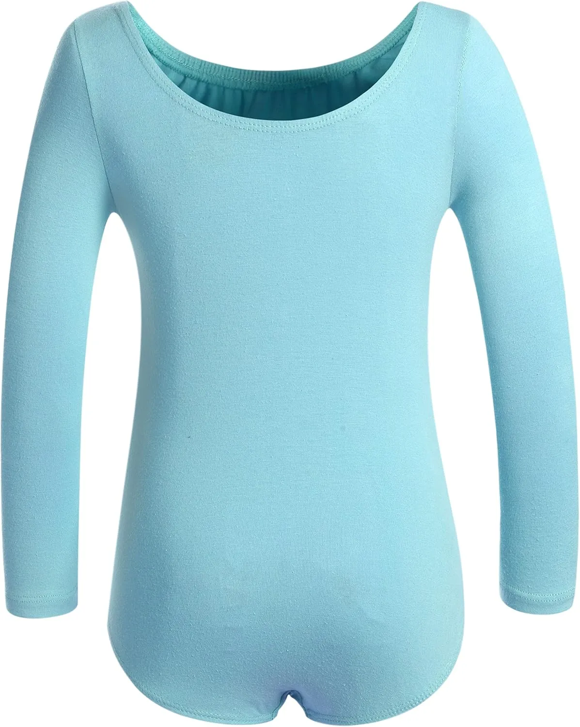DANSHOW Girls' Team Basic Long Sleeve Leotard for Toddler Gymnastics Dance Ballet