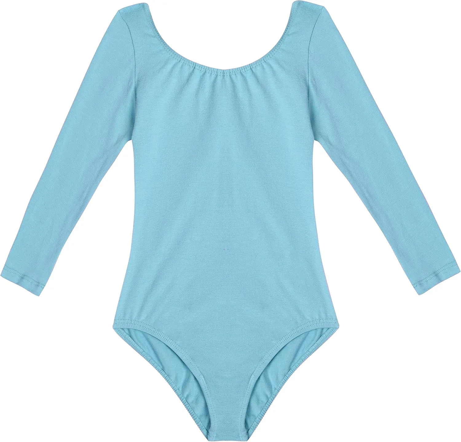 DANSHOW Girls' Team Basic Long Sleeve Leotard for Toddler Gymnastics Dance Ballet