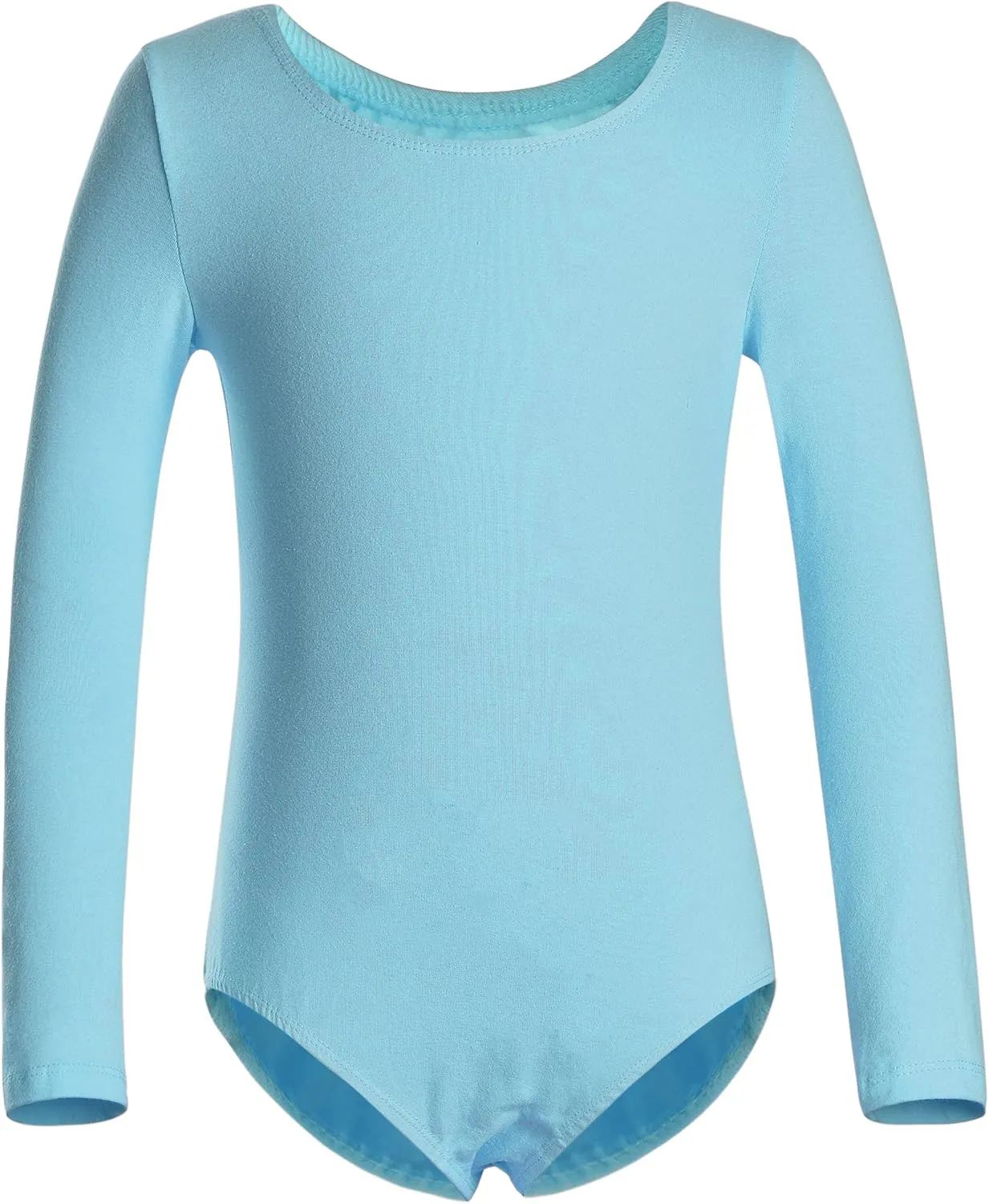 DANSHOW Girls' Team Basic Long Sleeve Leotard for Toddler Gymnastics Dance Ballet