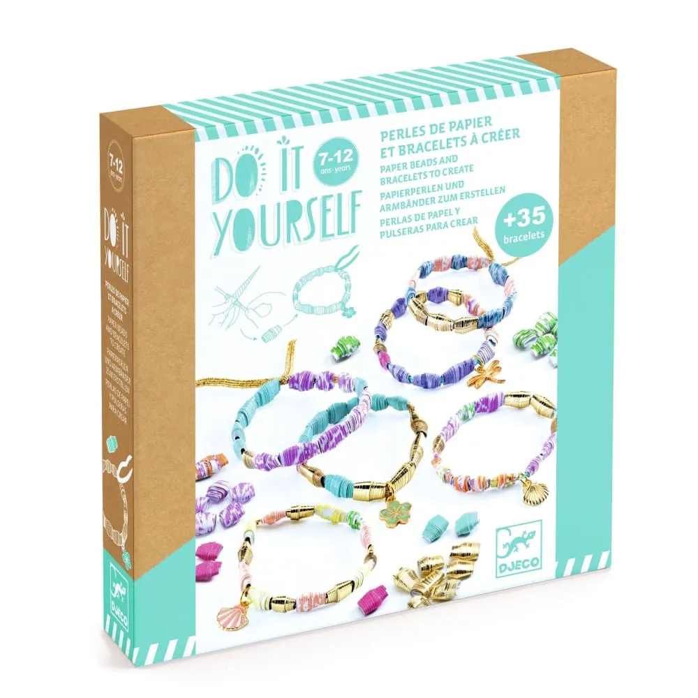 Djeco Do It  Yourself - Paper Beads Bracelet Kit