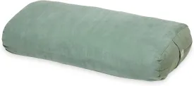 Gaiam Yoga Bolster - Long, Rectangular Meditation Pillow - Supportive Cushion for Restorative Yoga and Sitting on the Floor - Built-In Carrying Handle - Machine Washable Cover'