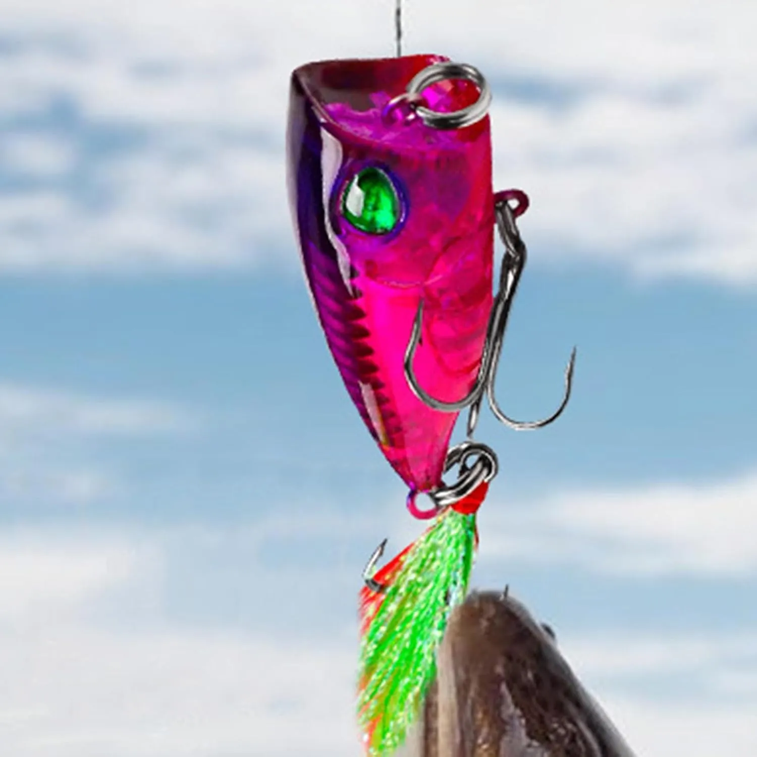 Hard Fishing Lures,Low Fishing Lure | Hard Lures Swimbait - Hard Bass Fishing Lures, Realistic Bass Lures, Multifunctional Swimbait with Feather