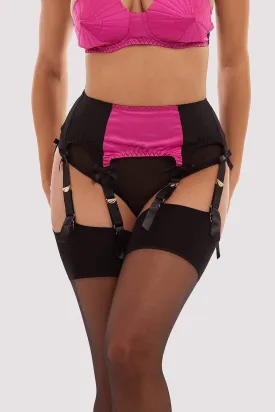 Hot Pink Classic Suspender Belt