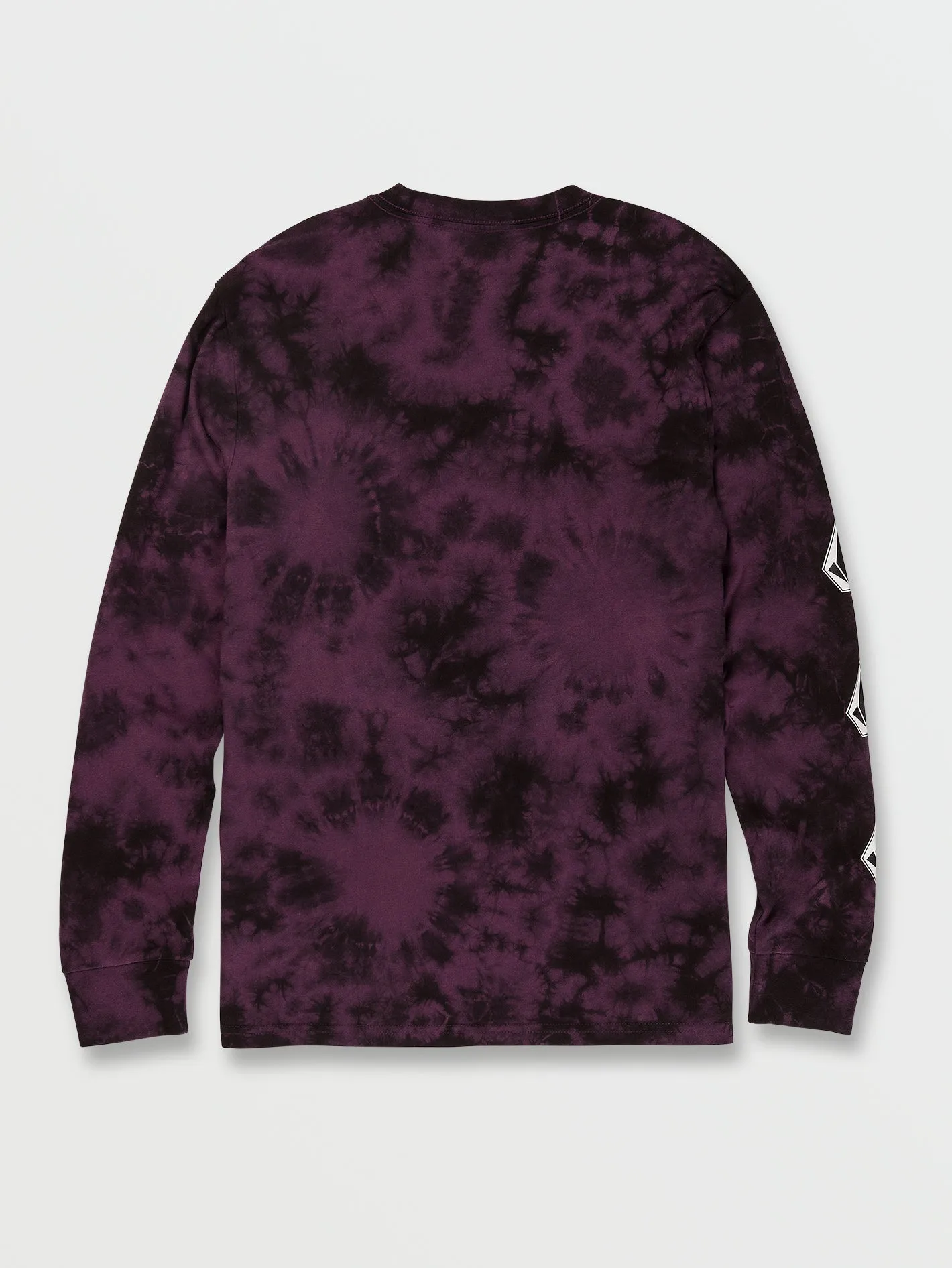 Iconic Stone Dye Long Sleeve Tee - Mulberry