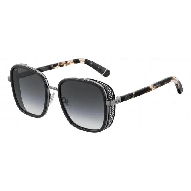 Jimmy Choo Rectangular Full Rimmed Sunglasses ELVA/S 0807-9O