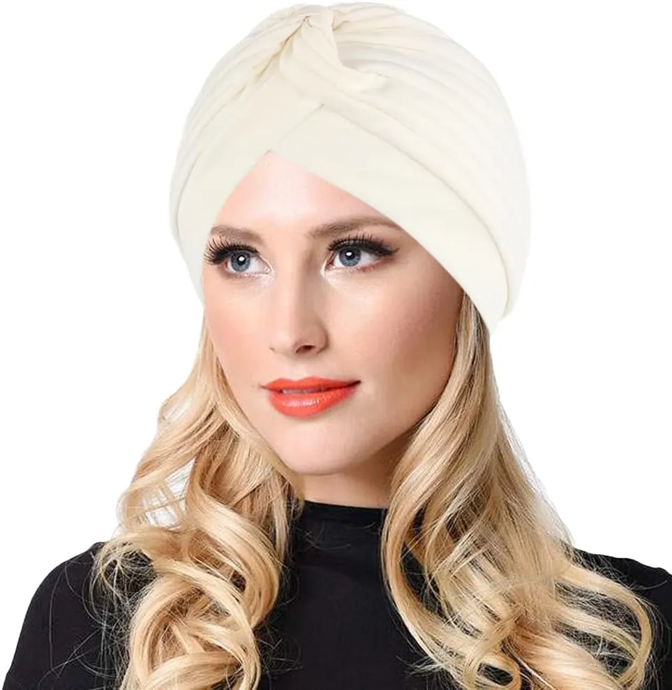 KINGREE Chemo Cap,Turban Headwear,Multi Function Headwrap and Chemo Hats for Hairloss
