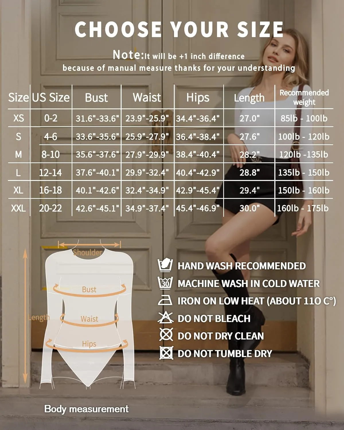 MANGOPOP Women's Square Neck Short Sleeve Long Sleeve Bodysuit Sexy Body Suits Shirt Slim Fitted Tops