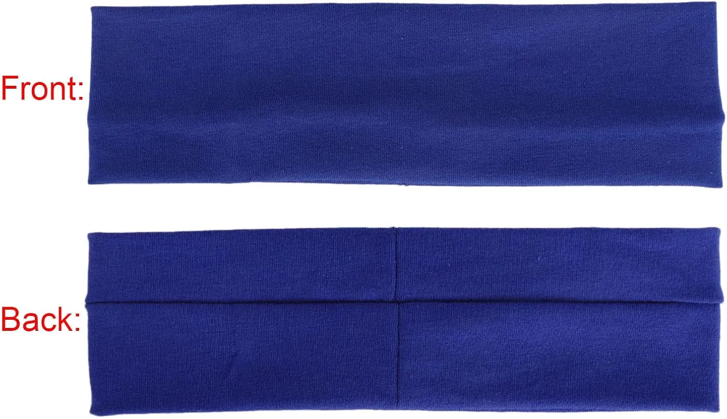 MapofBeauty 3 Pack Yoga Headbands Stretchy Cotton Head Band Hairwarp Sports Running Exercise Gym