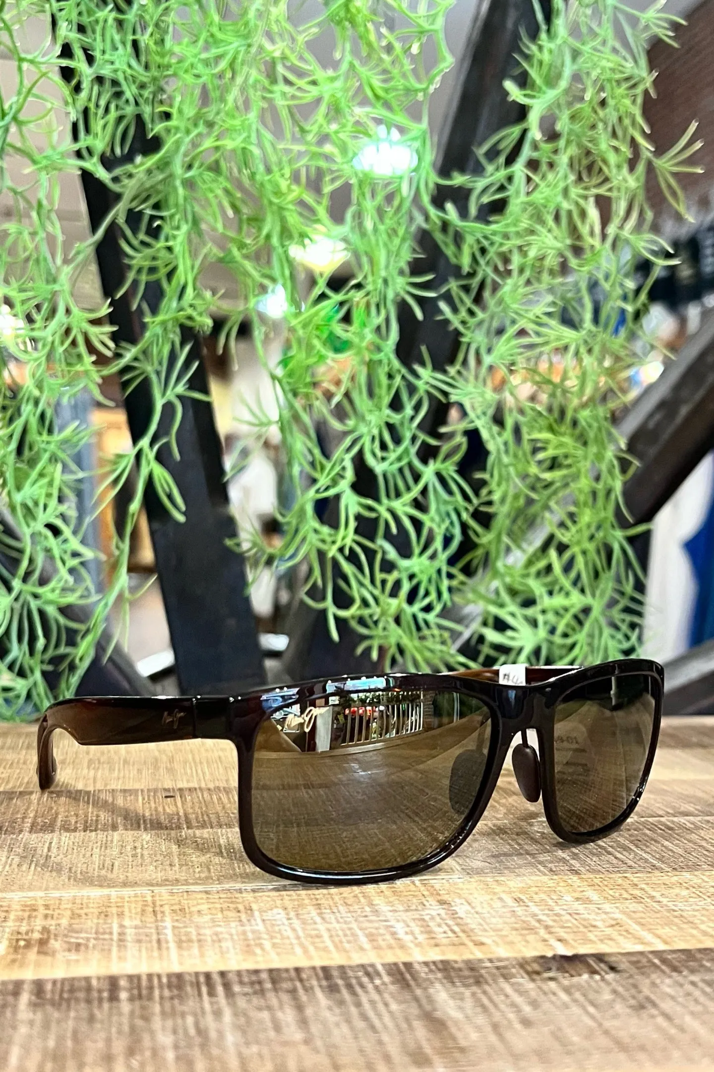 Maui Jim HUELO Polarized Rectangular Sunglasses