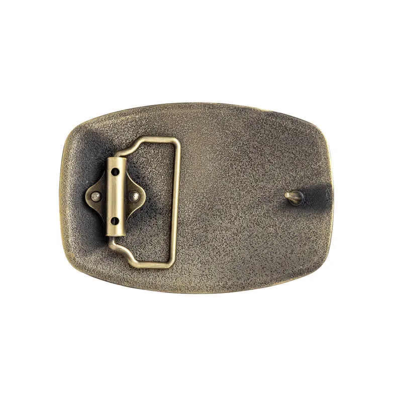 Men's DIY Eagle America's Freedom Buckle Leather Belt