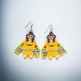 OldTribes™ American Kachina Doll Girl Woman (Yellow)