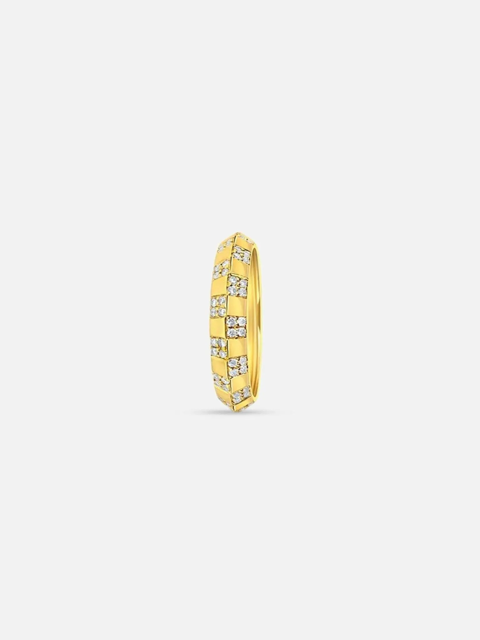 Pinstripe Strength Knife Edge Diamond Ring