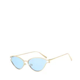 Pre Order:  Cat Eye Hollowed Out Metal Sunglasses