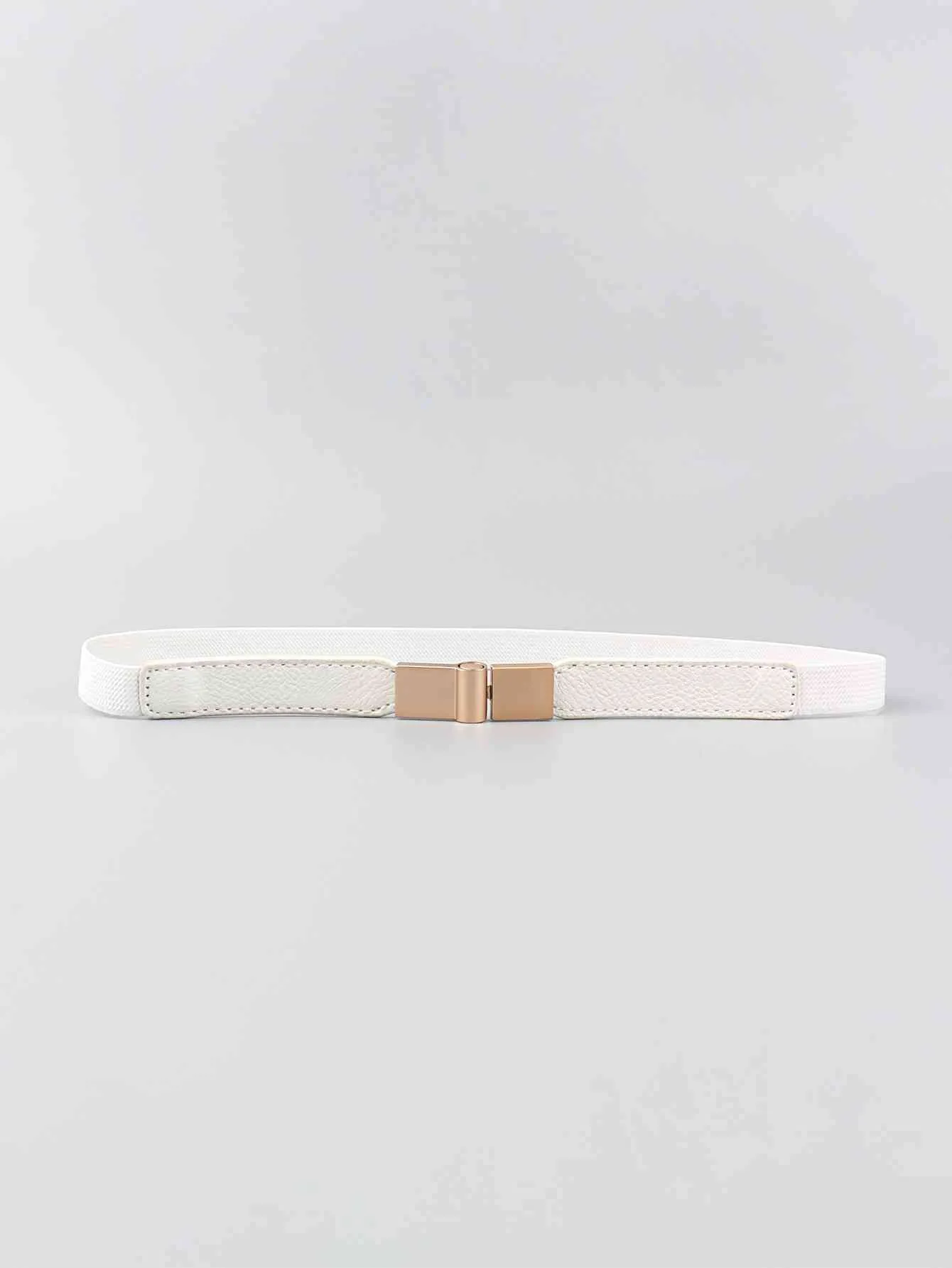 PU Elastic Skinny Belt
