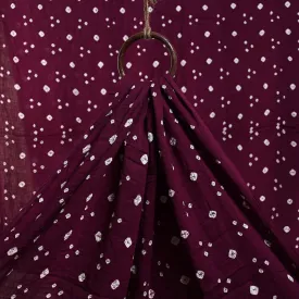 Purple - Kutch Tie-Dye Cotton Bandhani Fabric 18
