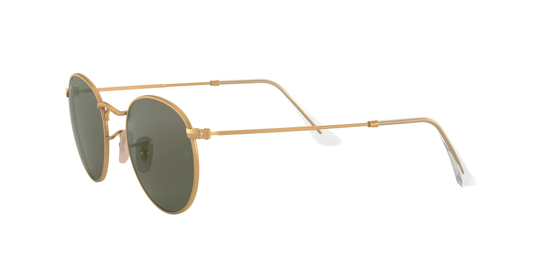 RAY BAN ROUND METAL GOLD | GREEN CLASSIC G-15 POLARIZED