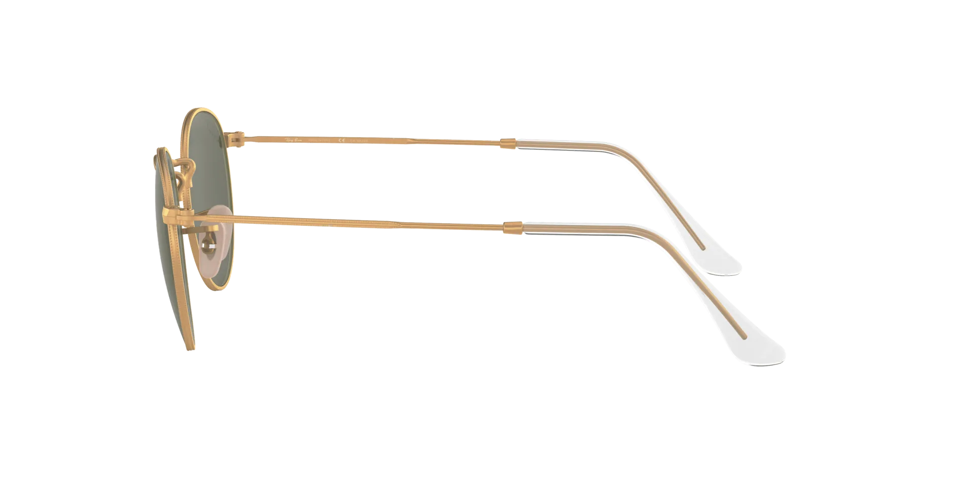 RAY BAN ROUND METAL GOLD | GREEN CLASSIC G-15 POLARIZED