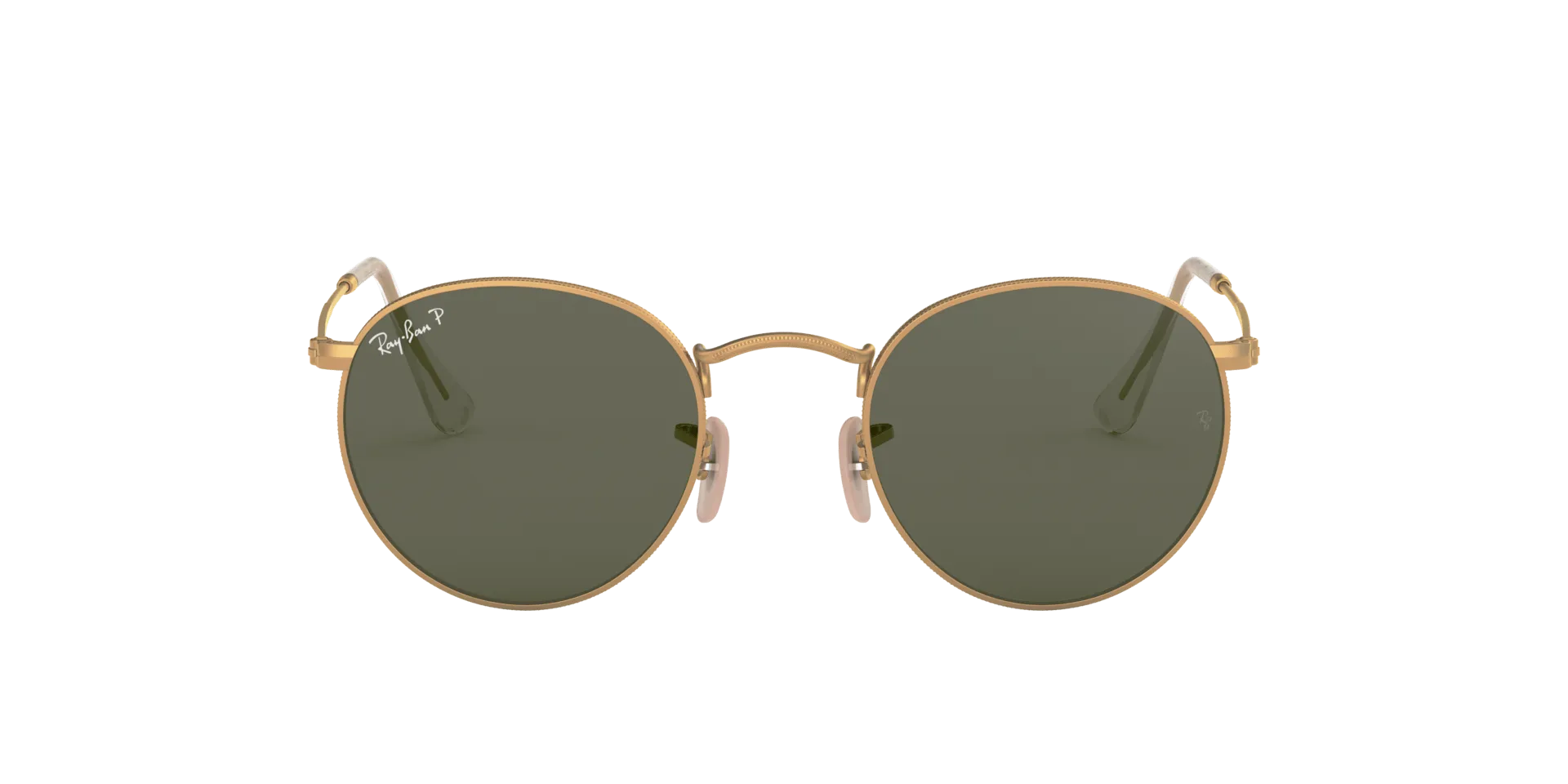 RAY BAN ROUND METAL GOLD | GREEN CLASSIC G-15 POLARIZED