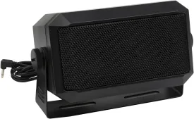 Rectangular External Communications Speaker for Ham Radio or CB & Scanners, 5 Watt, Black Colour