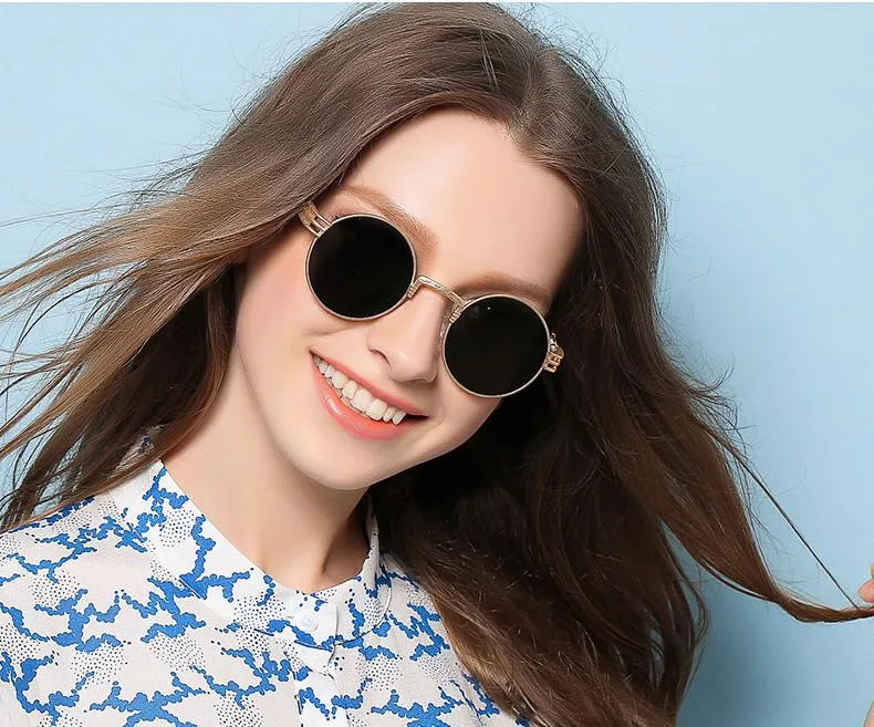 Round Steampunk Sunglasses