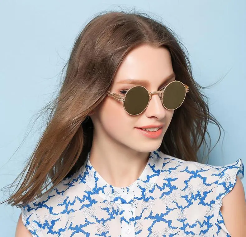 Round Steampunk Sunglasses