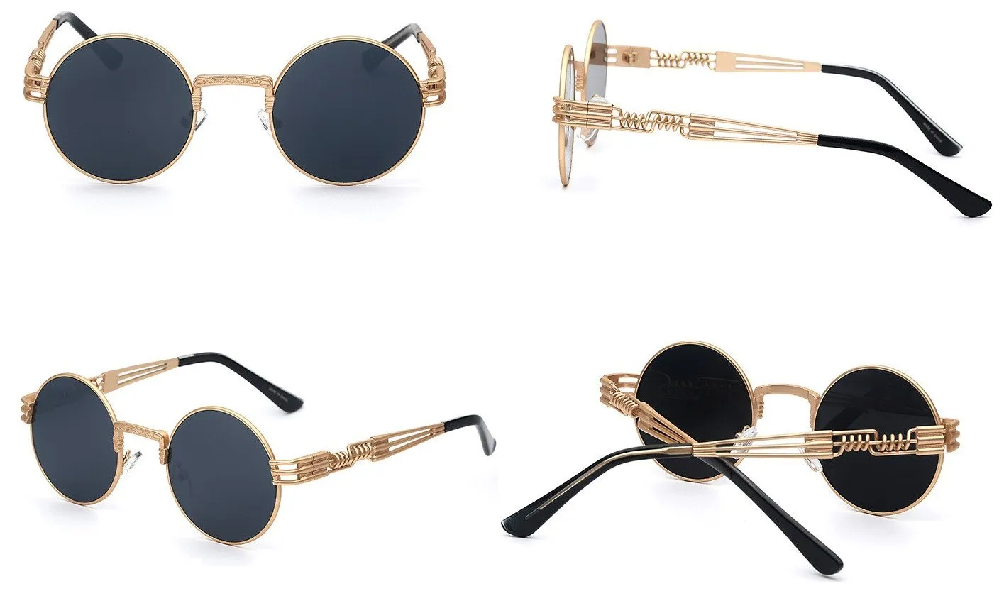 Round Steampunk Sunglasses