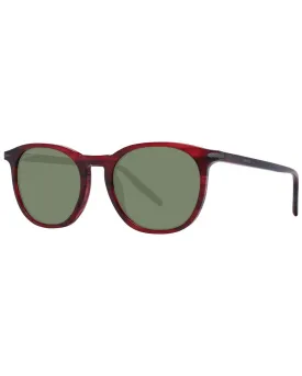 Serengeti Caspian Burgundy Round Sunglasses with Polarized Mineral Glass Lenses