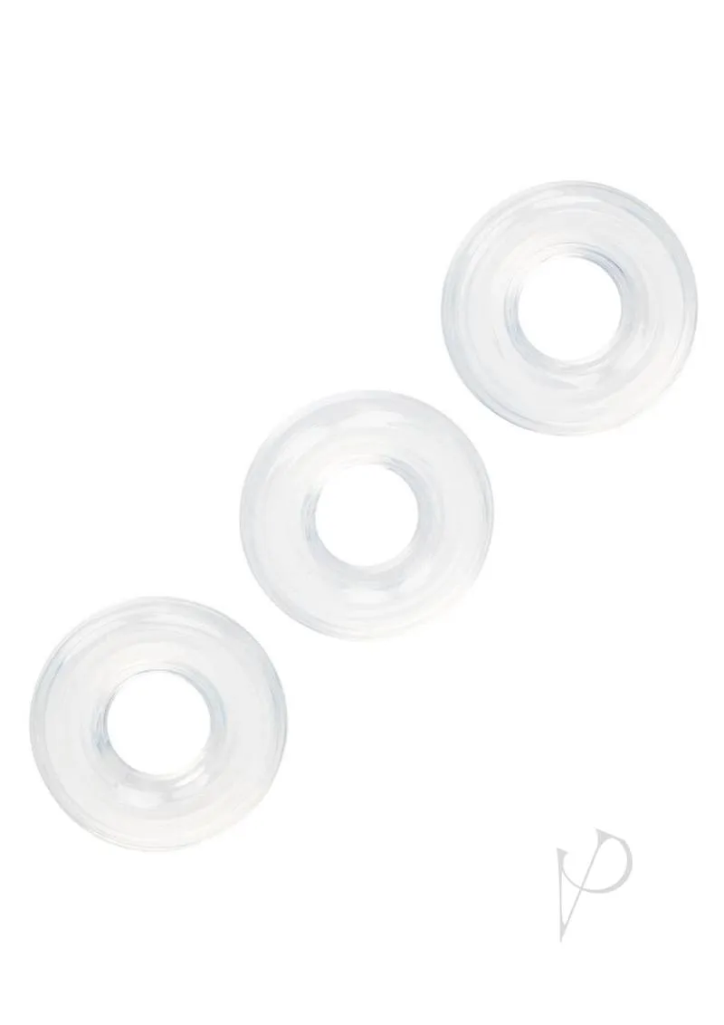 Silicone Stacker Rings 3pc Set