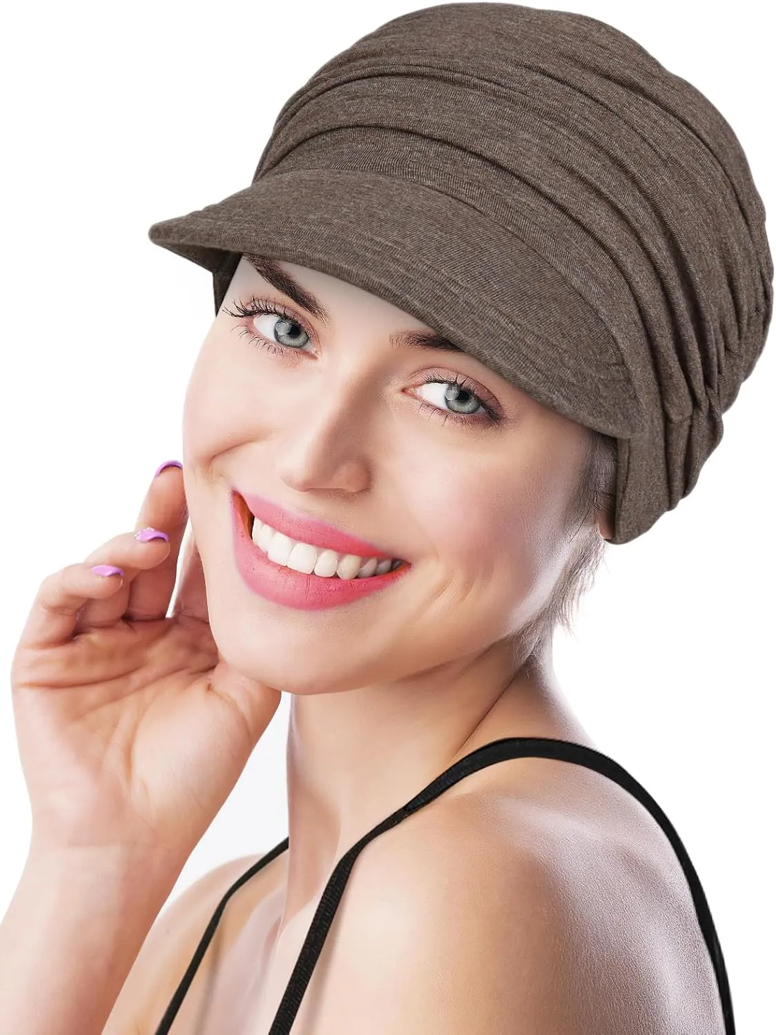 Soft Bamboo Baseball Cap for Chemo Women
