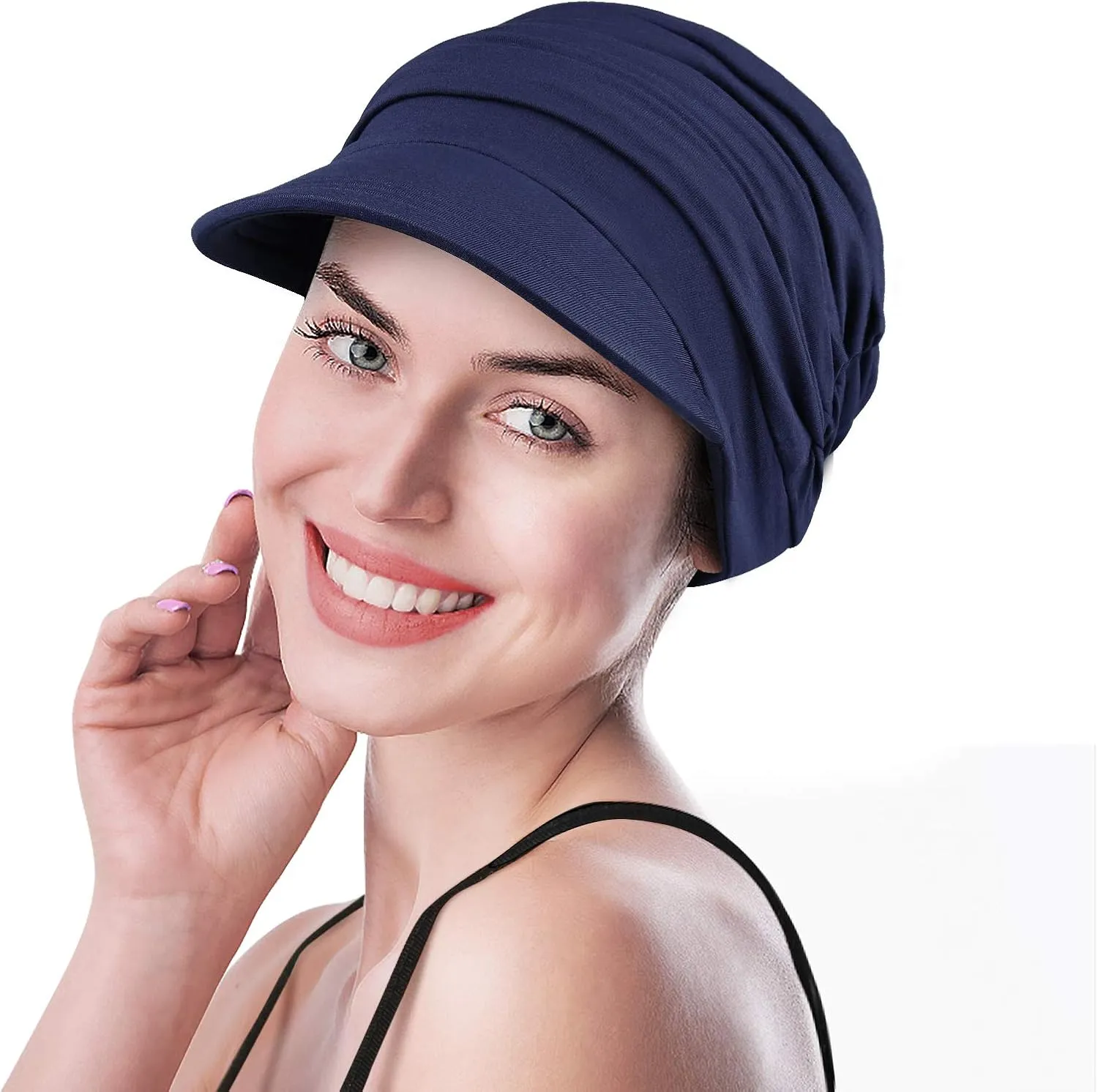 Soft Bamboo Baseball Cap for Chemo Women