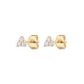 Trio Diamond Stud