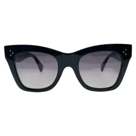 Women's Cat Eye S004 Sunglasses Black