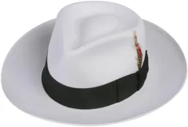 Zoot Fedora Hat in Black with White Band (Boys Small - 20.25")